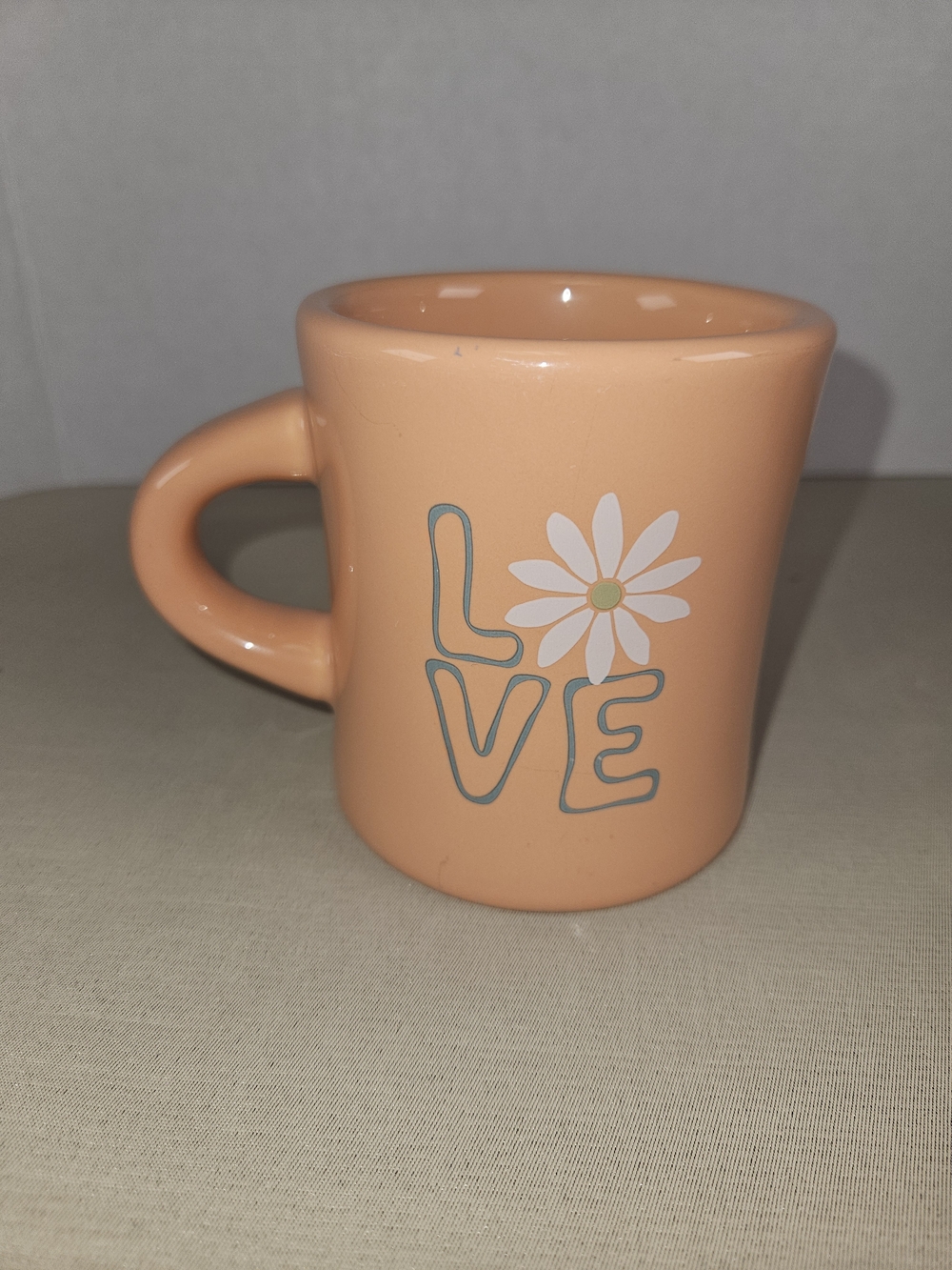 Life is Good Peach Ceramic Mug - Picture 3 of 6